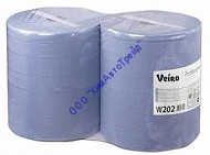 Салфетки индустриальные 2-х слойные бумажные протирочные (2 рулона по 1000 листов 33х35 см) AXIOM AP-A202