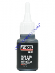 WINKEL PRO 4W80 Клей моментальный цианоакрилатный, вибростойкий, резинонаполненный, черный