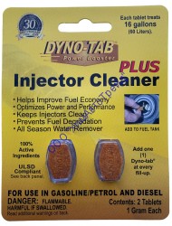 Присадка для очистки форсунок бензиновых и дизельных двигателей DYNO-TAB PLUS INJECTOR CLEANER